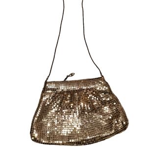 Gold evening bag